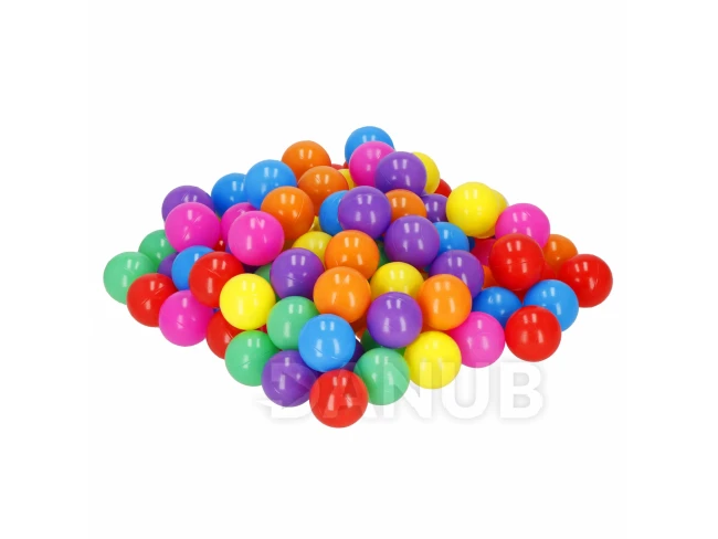 Míčky do suchého bazénu - 200 ks - pestrobarevné