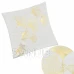 Povlak na polštář - 40x40cm - zlaté listy na bílé Povlak na polštář - 40x40cm - zlaté listy na bílé