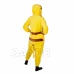 Plyšový overal Kigurumi - vzor pikachu - velikost S - 156 cm