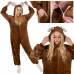 Plyšový overal Kigurumi - vzor sob - velikost L - 175 cm