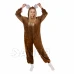 Plyšový overal Kigurumi - vzor sob - velikost L - 175 cm