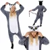 Plyšový overal Kigurumi - vzor lemur - velikost S - 155cm Plyšový overal Kigurumi - vzor lemur - velikost S - 155cm