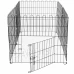Ohrádka pro zvířátka skládací - 165 x 85 cm - černá