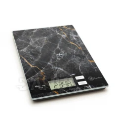 Kuchyňská váha - černý mramor