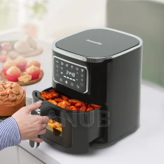 Horkovzdušná fritéza - 220-240 V - 1450W - 5 L - s dotykovými tlačítky