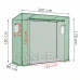 Fóliový zahradní skleník UV4 - 130g/m2 - 2x1,7x0,8 m - zelený