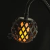 Zapichovací solární lampa - efekt plamene - 5 koulí - 7 cm - 30 LED