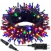 Vánoční led světelný řetěz vnější FLASH - ke spojování - 300led - 15m - multicolour
