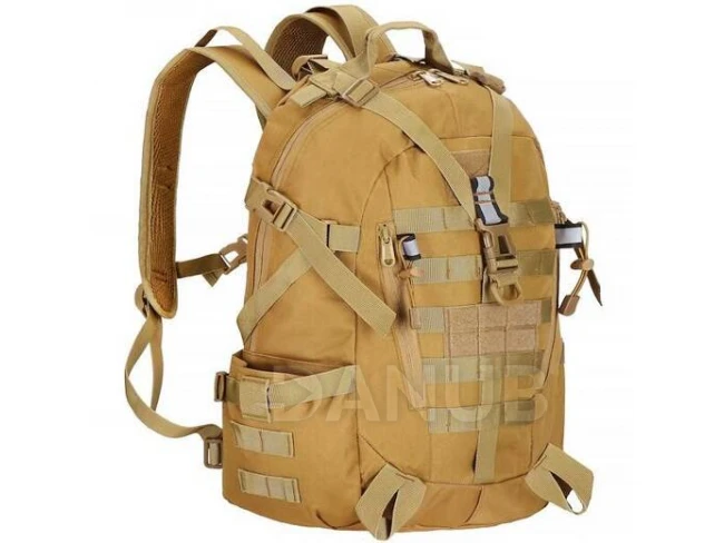 Vojenský turistický batoh 40L - vojenská zelená