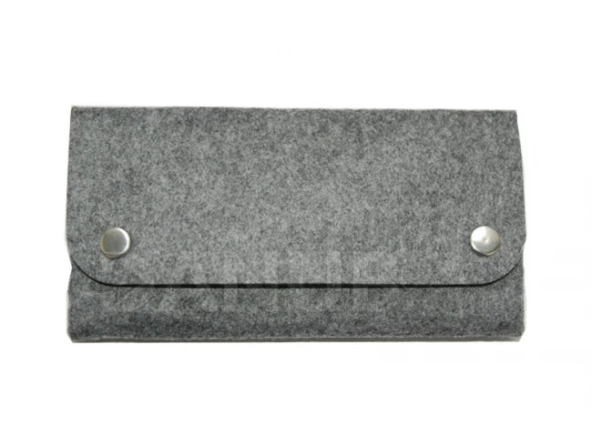 Dětské filcové pouzdro na brýle - šedé