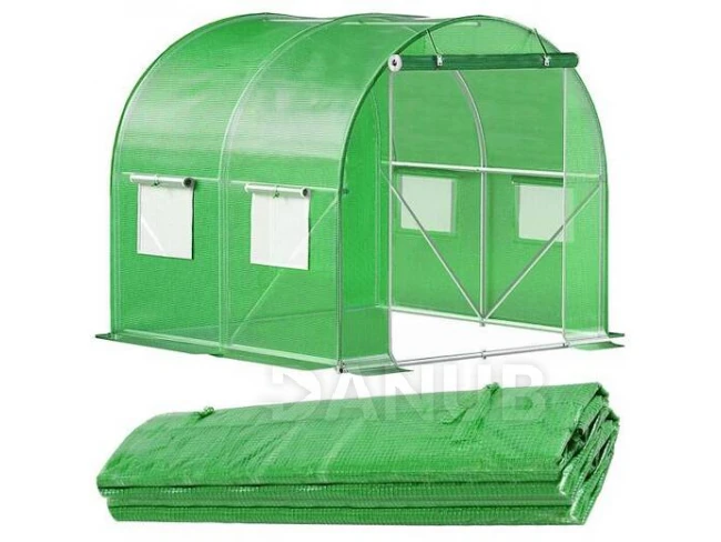 Náhradní kryt na skleník - fólie - 2x2x2x m - UV-4 - 140g/m - zelená