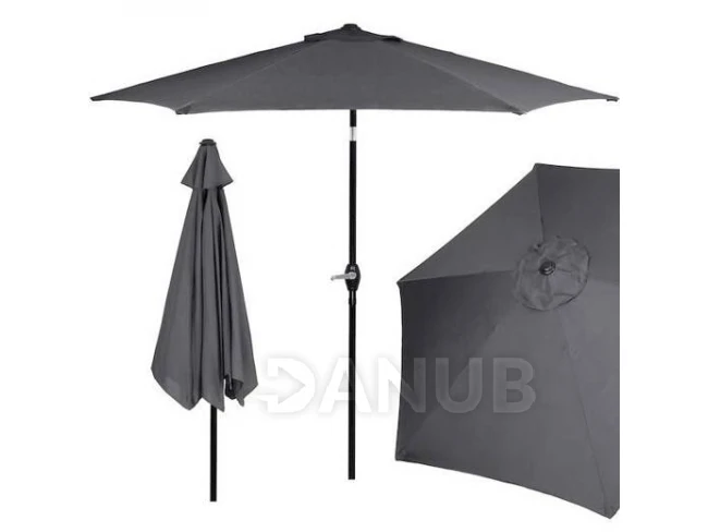 Zahradní slunečník Modern 260cm - grafitový