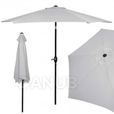 Zahradní slunečník Modern 260cm - šedý