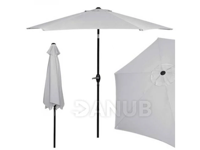 Zahradní slunečník Modern 260cm - šedý Zahradní slunečník Modern 260cm - šedý