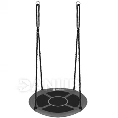 Houpací kruh čáp hnízdo - 110 cm - černo-šedé