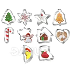 Vánoční vykrajovátky - 10ks