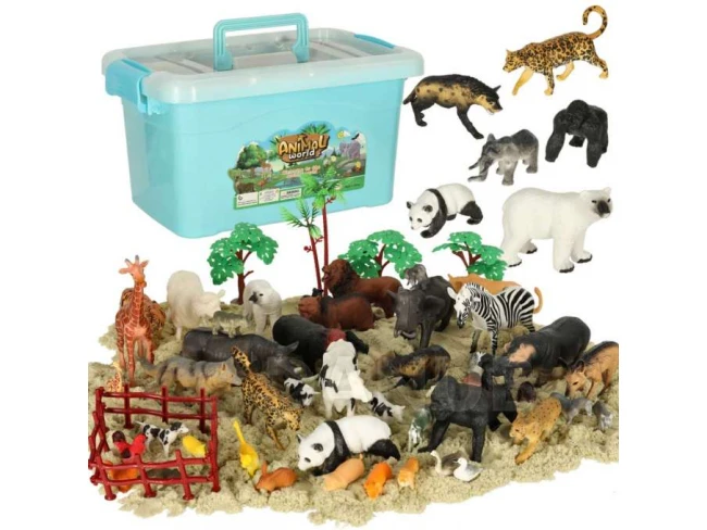 Figurky - sada zvířat - 59ks