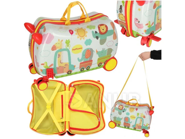 Cestovní kufr pro děti na kolečkách - vzor ZOO