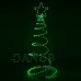 Led světelný vánoční stromek vnější - 192 led - zelený