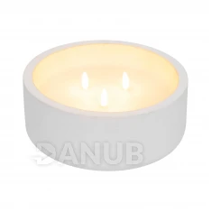 Led svíčka z pravého vosku a kamene - 8cm