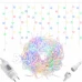 Vánoční led světelná záclona na spojování venkovní - programy - 500led - 20m multicolour