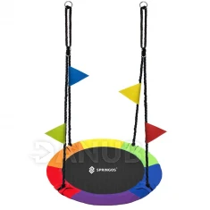 Houpací kruh čáp hnízdo - 110 cm - barevný