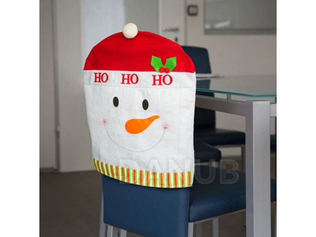 Ozdoba na židli - Sněhulák