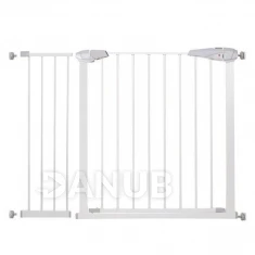 Bezpečnostní bariérová zábrany pro schody a dveře - bílá - 76-113 cm