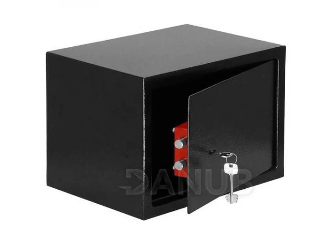 Domácí trezor na cennosti - kovový - 31 cm - černý Domácí trezor na cennosti - kovový - 31 cm - černý