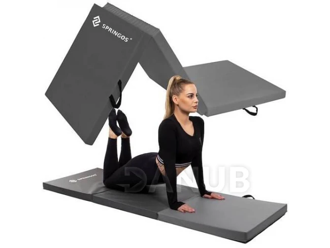 Gymnastická podložka - 180cm - šedá