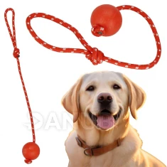 Hračka pro psa - šňůrka s míčkem