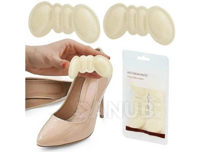 Lepicí pěnové polštářky do bot - 2ks - béžové