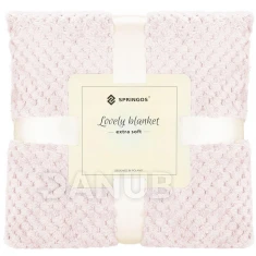 Oboustranná plyšová deka Warm - 200x220cm - světle růžová