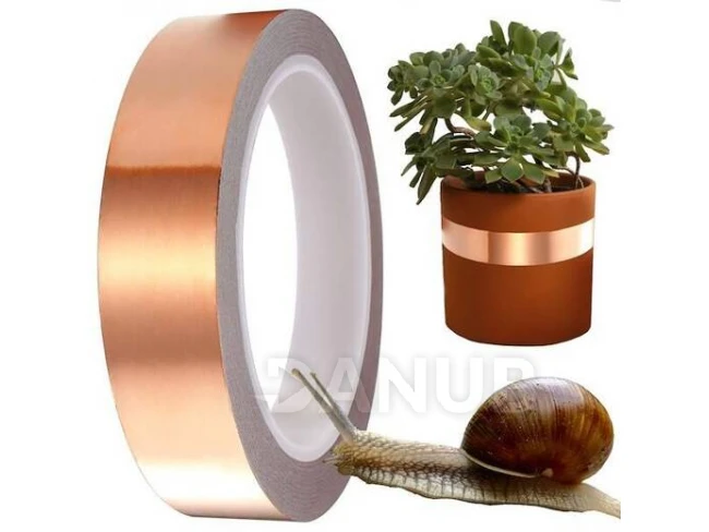 Páska proti šnekům - 10 m - měděná