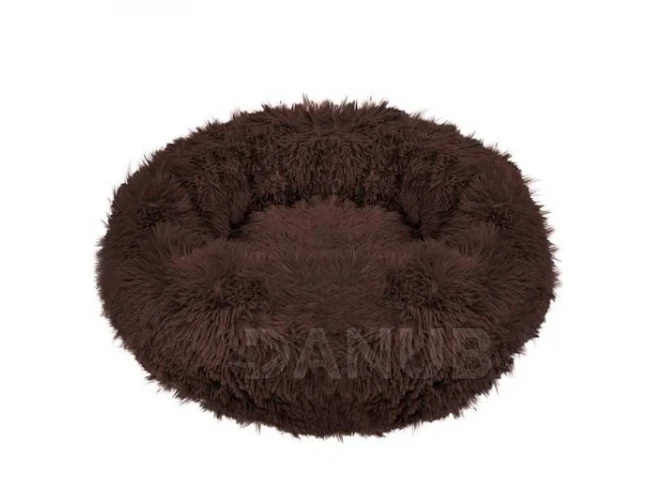 Pelech pro psa a kočky plyšový 90cm - hnědý