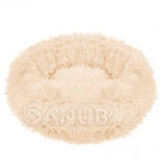 Pelech pro psa a kočky plyšový 40cm - krémový