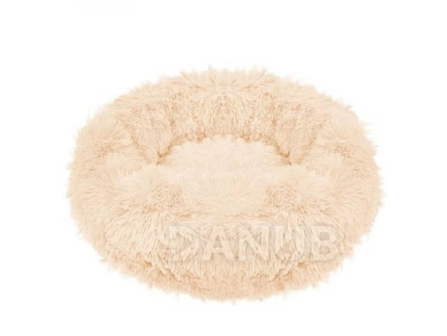 Pelech pro psa a kočky plyšový 90cm - krémový