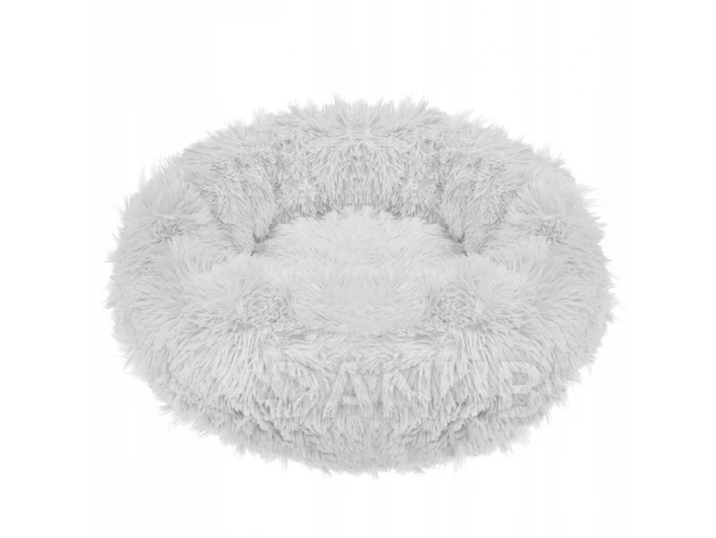 Pelech pro psa a kočky plyšový 110cm - šedý