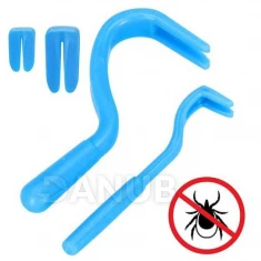 Pinzety na odstranění klíštěte - 2 ks modrá