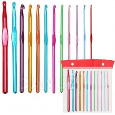 Sada háků na háčkování - 12ks + obal