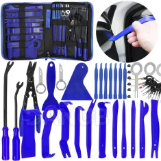 Sada nářadí pro demontáž tapacírů v autě - 46 ks + pouzdro