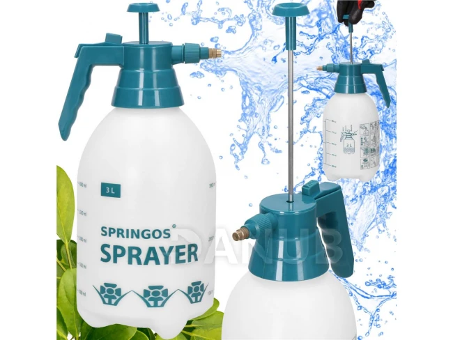Zahradní tlakový postřikovač na rostliny - ruční - 3L