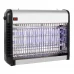 Vnitřní elektrický lapač hmyzu - 2 x 8 W - kovový - IKM 50