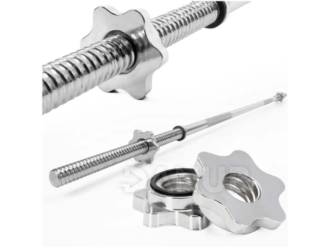 Rovná vzpěračská tyč s 28mm závitem - 180cm