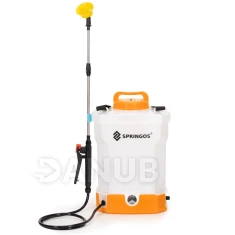 Zahradní postřikovač 9L - bílý, oranžový