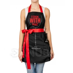 Zástěra pro ženu: I cook with wine
