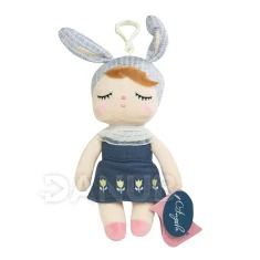 Závěsná panenka v modré sukýnce - 18 cm